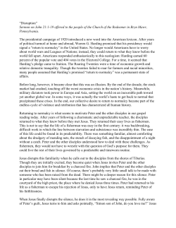 Disruption - ACS Integration: Home