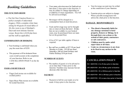 Function Room Information - Shenanigans at the Imperial