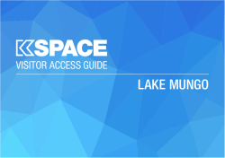 Kspace Lake Mungo visitor access guide