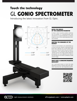 gl gonio spectrometer