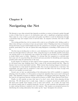 Ch. 8: Navigating the Net