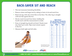 back-saver sit and reach