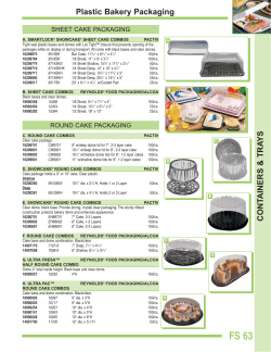 Plastic Bakery Packaging
