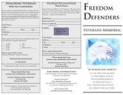 Buy a Paver - The Bemidji Veterans Memorial