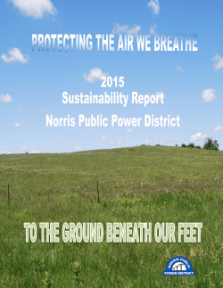 Sustainability Report - Norris Public Power District
