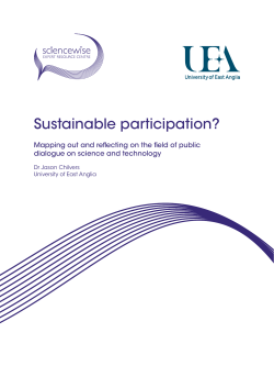 Sustainable participation?