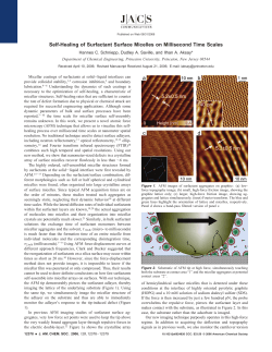 Self-Healing of Surfactant Surface Micelles on Millisecond