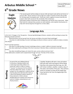 January/February 2017 Newsletter