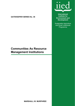 PDF - iied iied - International Institute for Environment