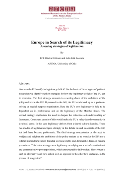 ARENA Working Paper 38/2002