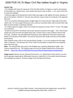 2008 POS VS.7b Major Civil War battles fought in Virginia