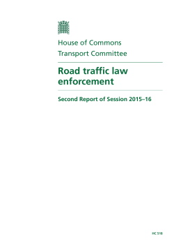 Road traffic law enforcement