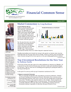 Financial Common Sense - Rockbridge Investment Management