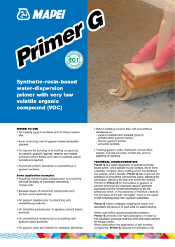 Synthetic-resin-based water-dispersion primer with very low volatile