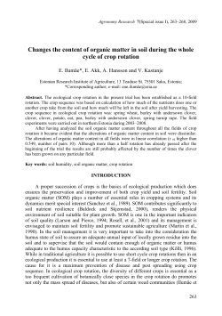 Full text PDF - Agronomy Research