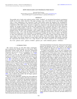 HOW DOES RADIO AGN FEEDBACK FEED BACK?