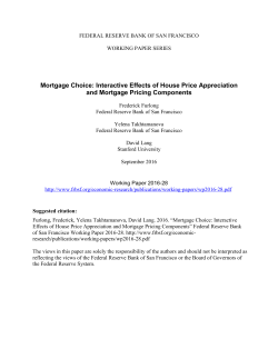 Interactive Effects of House Price Appreciation and Mortgage Pricing