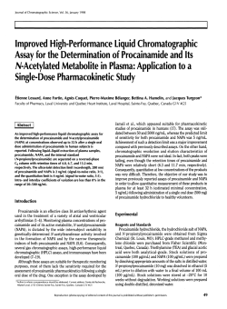 Improved High-Performance Liquid Chromatographic Assay for the