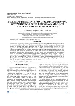 design and implementation of global positioning system receiver