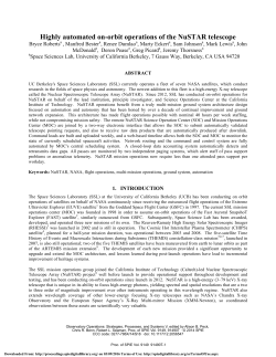 Highly automated on-orbit operations of the NuSTAR telescope