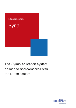Education System Syria
