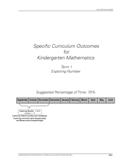 Math Numbers term 1