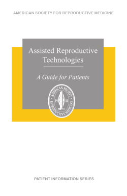 Assisted Reproductive Technologies