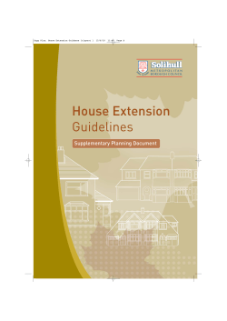 House Extension Guidelines