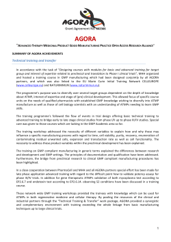 Summary of Achievement