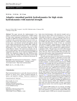 Adaptive smoothed particle hydrodynamics for high strain