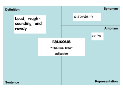 raucous