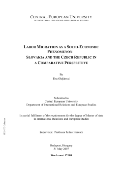 chapter 1: theories of migration