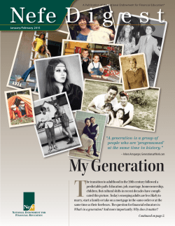My Generation - National Endowment for Financial Education