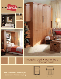 murphy bed &bull; panel bed