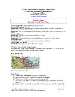 Second Year Fourth Month Activities