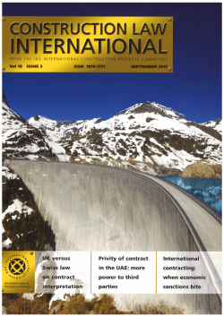 Privity of contract in the UAE:more power to third parties