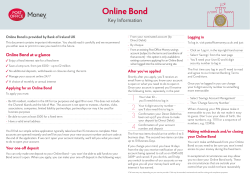 Online Bond - Post Office