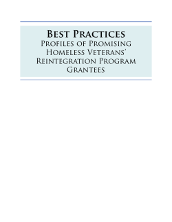 Best Practices - National Coalition for Homeless Veterans