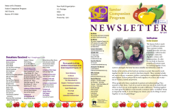 Fall 2016 - Racine Dominicans