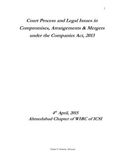 Court Process and Legal Issues in Compromises