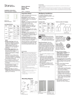 Stanza Dimmer Install