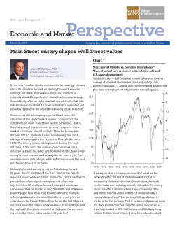 Main Street misery shapes Wall Street values