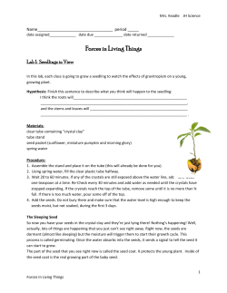 Forces in Living Things - ESC-2