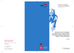 Fishermen and Forecasts: How Barometers Helped Make the