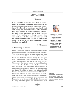 Fulltext PDF - Indian Academy of Sciences