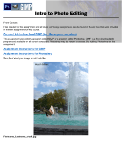 Intro to Photo Editing