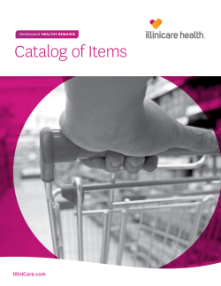 Catalog of Items - IlliniCare Health
