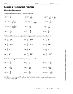 4-2 Extra Practice ws answers