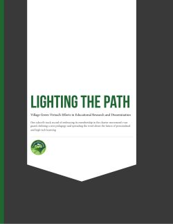Lighting the Path - Village Green Virtual Charter School