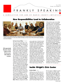 Fall 2013 - County of Marin